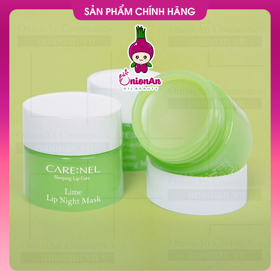 Mặt Nạ Ngủ Môi CARE:NEL Chiết Xuất Chanh